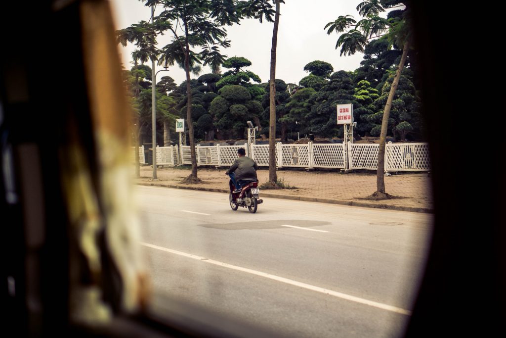 person riding a motorcycle